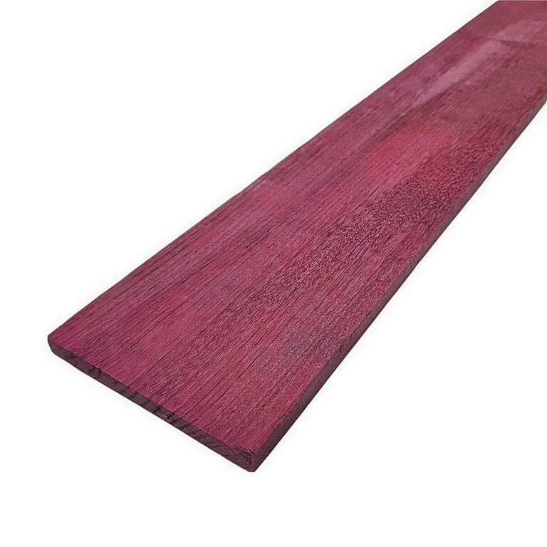 Diapasón Purpleheart Amaranto Guitarra Elec Maderas Macizas